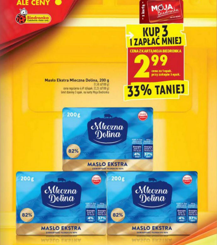 Masło 2,99 zł