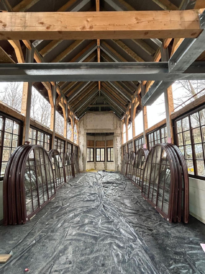 Pijalnia Dolnego Źródła w Świeradowie-Zdroju - zdjęcia z budowy i archiwalia