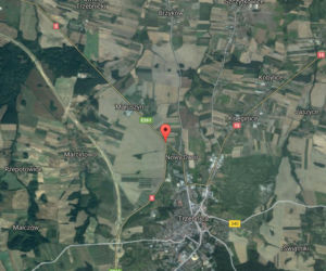Trasa E261 w okolicach Trzebnicy