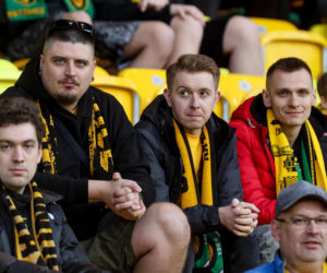 GKS Katowice - Lechia Gdańsk: Zdjęcia kibiców i zawodników z meczu 25. kolejki PKO BP Ekstraklasy