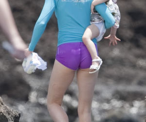 Nicole Kidman na plaży