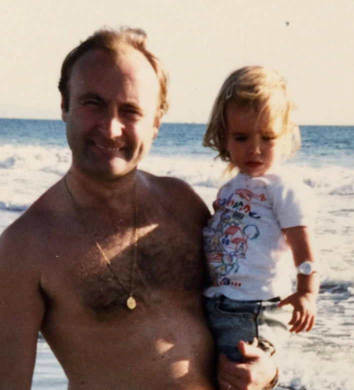 Lily Collins i Phil Collins