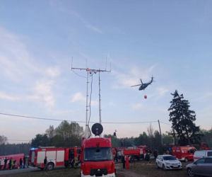 Ogromny pożar pod Grójcem! Spłonęło 80 hektarów lasu
