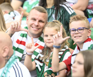 Legia Warszawa - Zagłębie Lubin: Zdjęcia kibiców