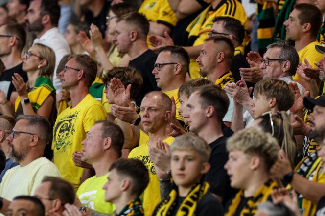 Zdjęcia kibiców z meczu GKS Katowice - MSK Żilina