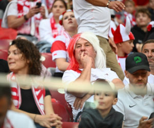 Kibice na meczu Polska-Nigeria