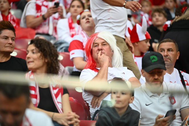 Kibice na meczu Polska-Nigeria