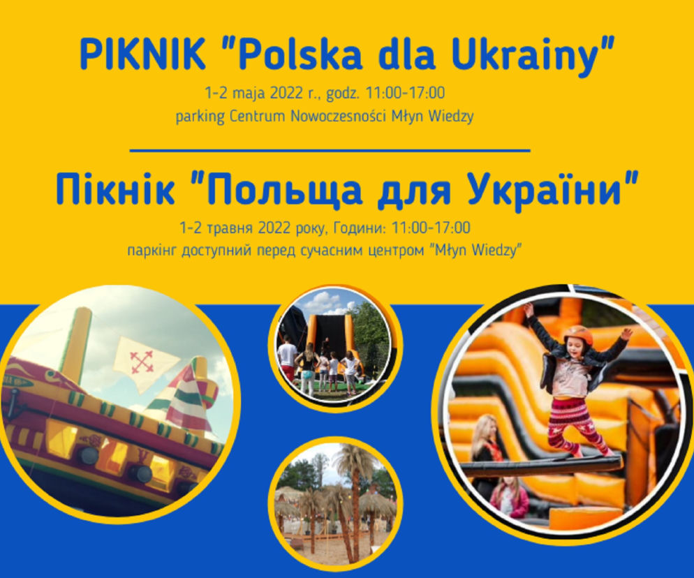 Piknik Polska dla Ukrainy w Toruniu
