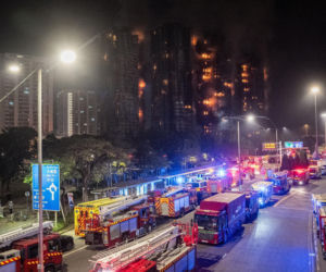 Hongkong / Pożar wieżowców. Liczba ofiar wzrosła już do 44.