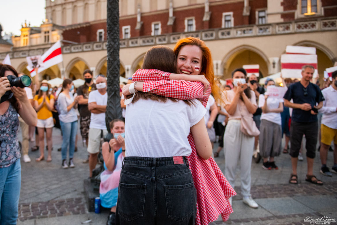 Kraków solidarny z Białorusią