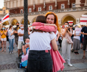 Kraków solidarny z Białorusią