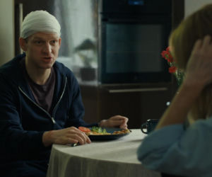 Barwy szczęścia, odcinek 3304.  Łukasz (Michał Rolnicki), Agnieszka (Katarzyna Tlałka)