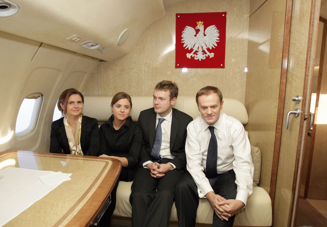 Donald Tusk z rodziną, 2007r.