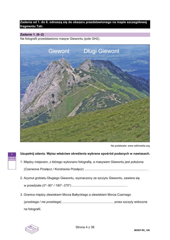 Matura 2025 geografia - arkusz CKE 15.05.2025 - Formuła 2023