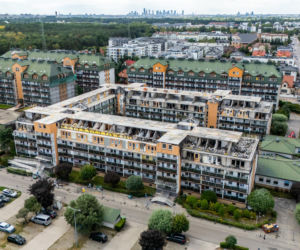 Spalone osiedle w Ząbkach