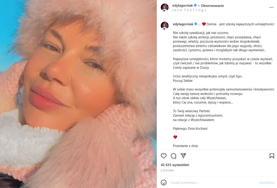 Edyta Górniak-przez pełnię księżyca boli mnie kość ogonowa