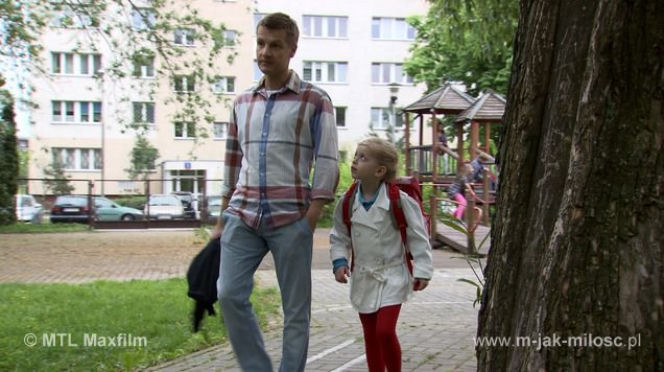 M jak miłość odc. 1006. Paweł (Rafał Mroczek), Basia (Gabriela Raczyńska)
