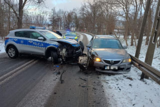 Dramatyczny pościg w Chojnowie. Uciekał przed policją, raniąc dwóch funkcjonariuszy