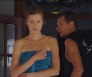 M jak miłość odc. 1902. Natalka (Dominika Suchecka), Adam Karski (Patryk Szwichtenberg)