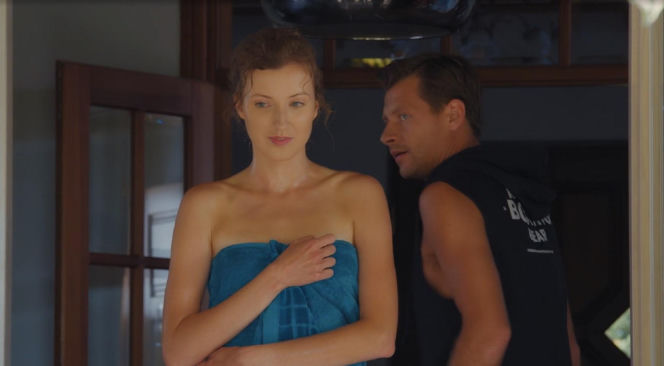 M jak miłość odc. 1902. Natalka (Dominika Suchecka), Adam Karski (Patryk Szwichtenberg)