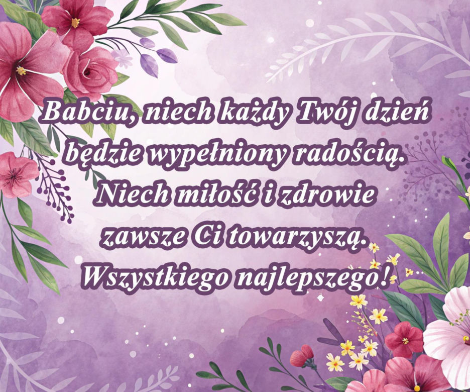 Życzenia na Dzień Babci