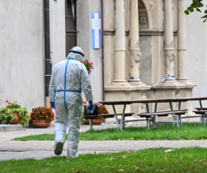 Nagranie po ataku nożownika w Jarosławiu. To on doprowadził do krwawej masakry