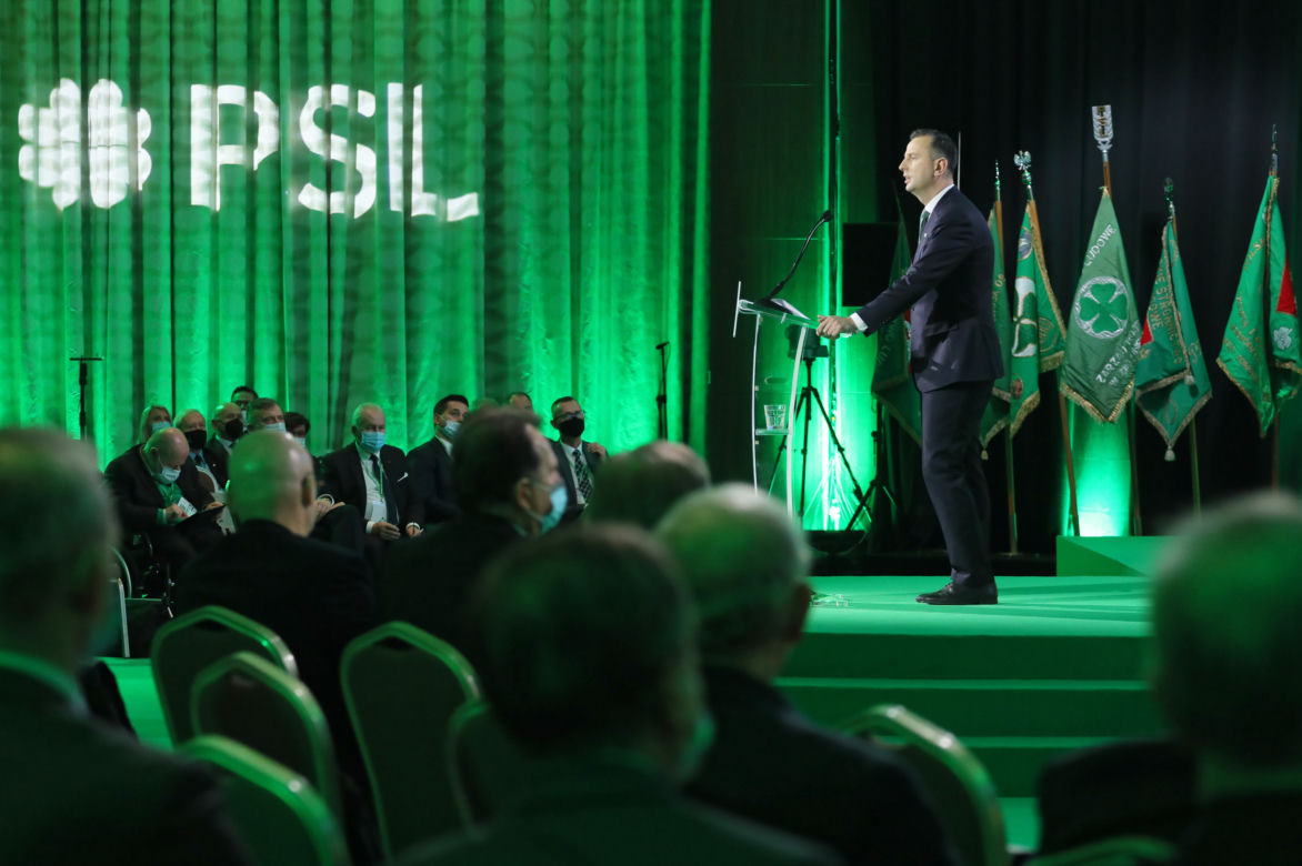 Władysław Kosiniak-Kamysz przemawia na kongresie PSL