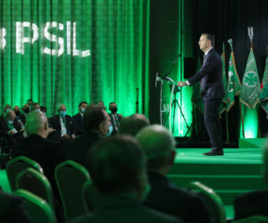 Władysław Kosiniak-Kamysz przemawia na kongresie PSL