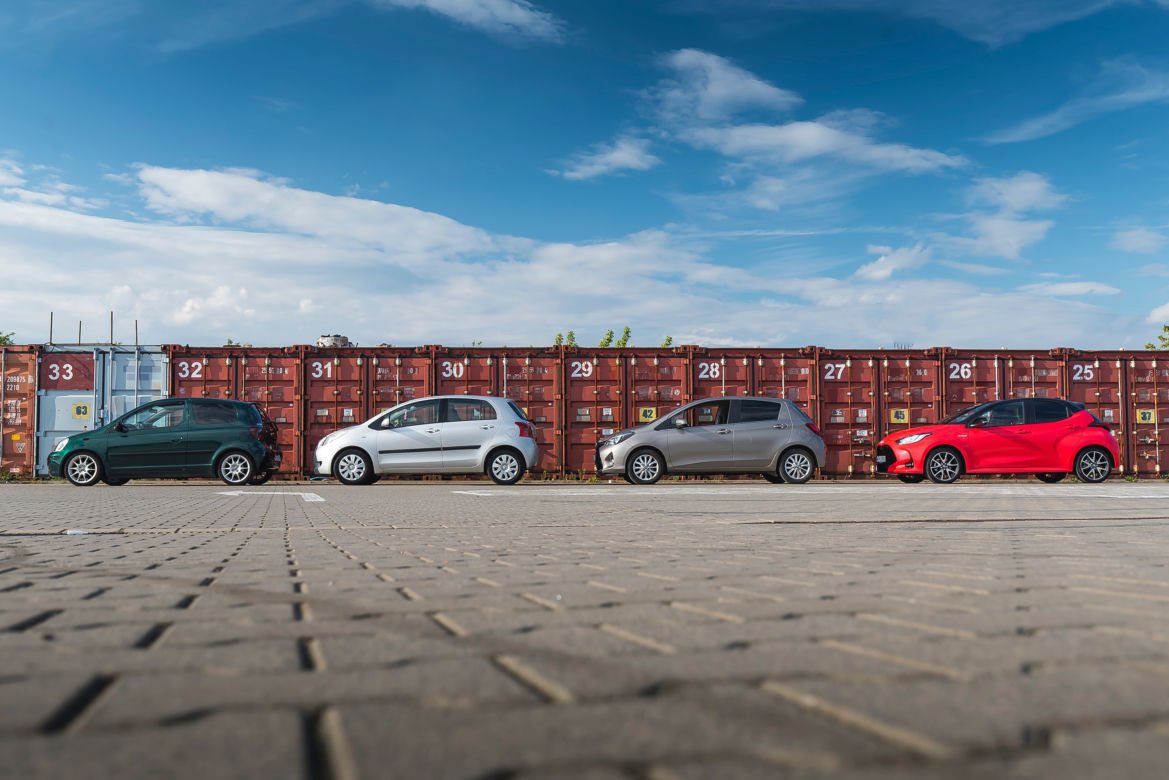 Toyota Yaris - cztery generacje auta segmentu B