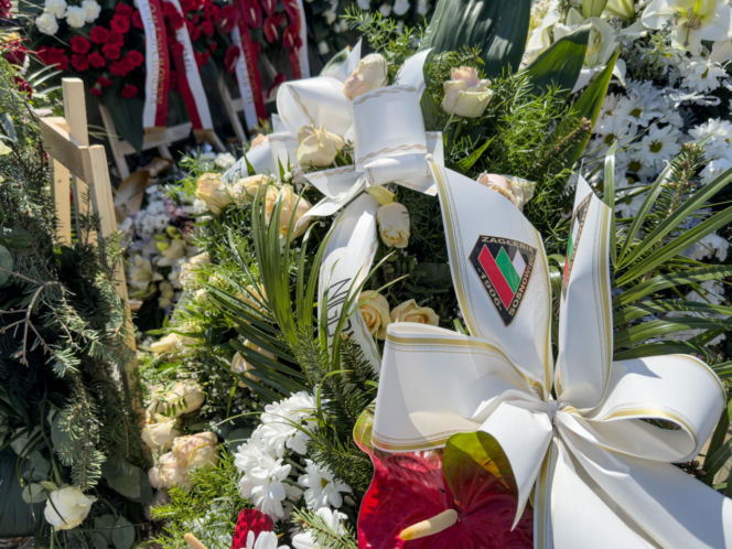 Tak wygląda grób Łukasza Litewki dzień po pogrzebie. Widok rozdziera serce