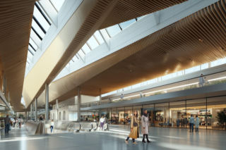 Projekt Terminala lotniska w Wilnie autorstwa Zaha Hadid Architects