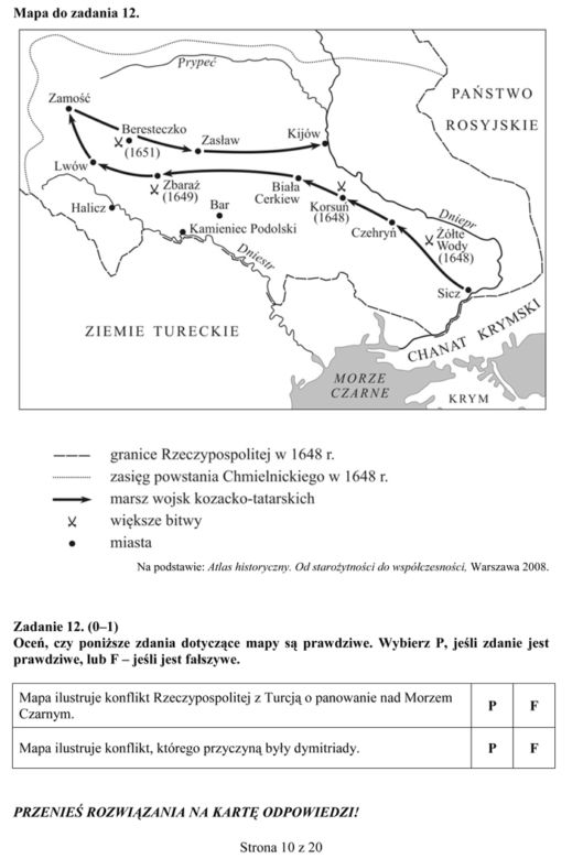 EGZAMIN GIMNAZJALNY 2014 HISTORIA WOS - ARKUSZE OFICJALNE Z CKE