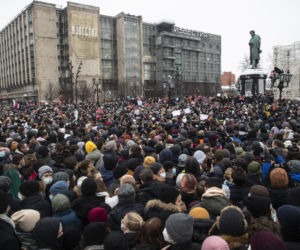 Wyszyli na ulice dla Navalnego. Protesty w Rosji.