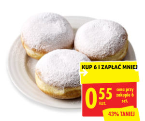 Tłusty czwartek 2020. Ceny pączków w toruńskich supermarketach