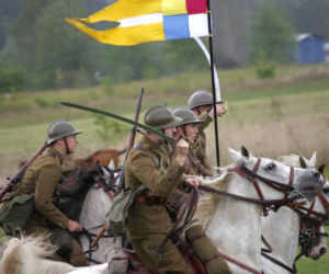 Rekonstrukcja bitwy pod Łomiankami 2015 [ZDJĘCIA]