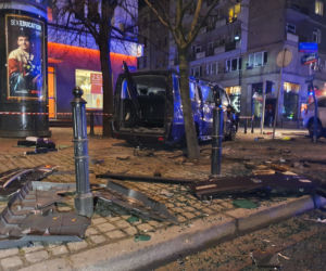 Zderzenie BMW z taksówką na Marszałkowskiej