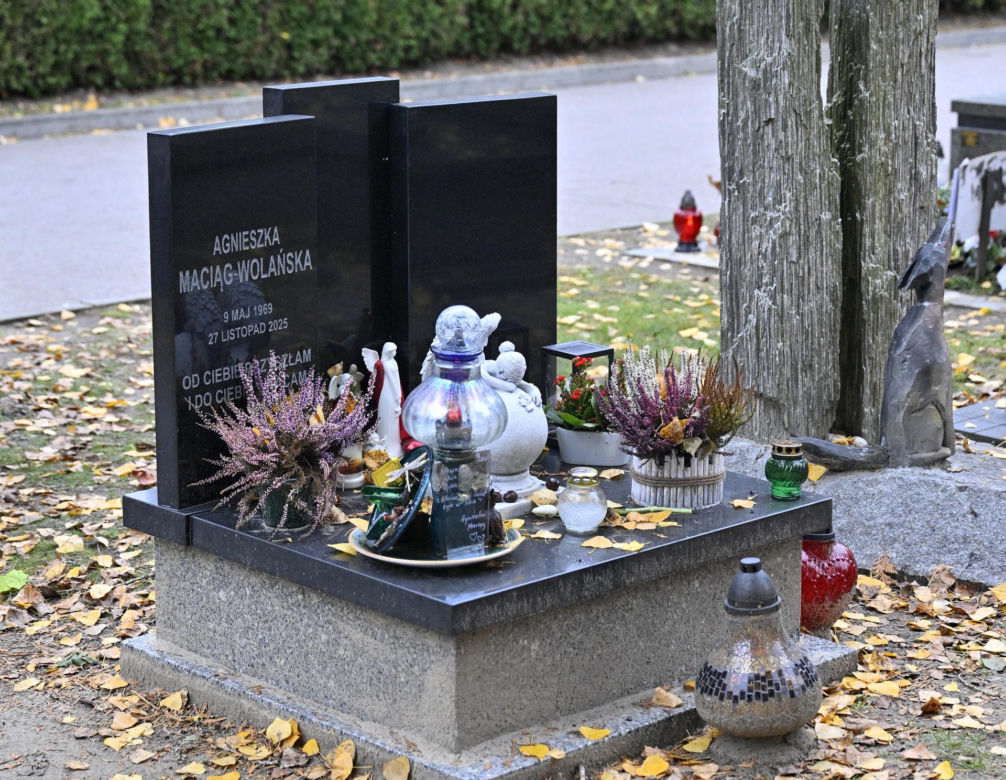 Tak wygląda grób Agnieszki Maciąg