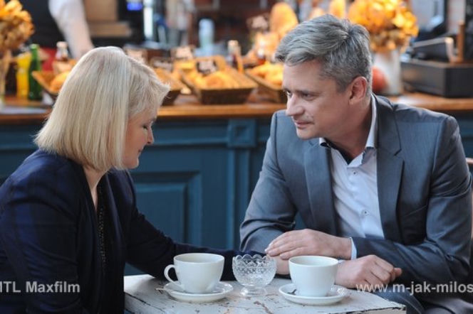 M jak miłość odc. 1204. Marta (Dominika Ostałowska), Wiktor Żak (Piotr Grabowski)