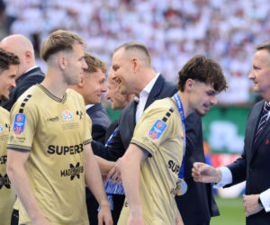 Karol Nawrocki i ceremonia po finale Pucharu Polski