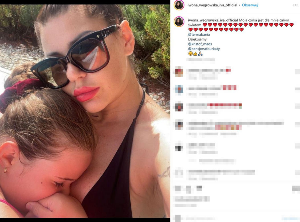 Iwona Węgrowska drży o zdrowie córeczki