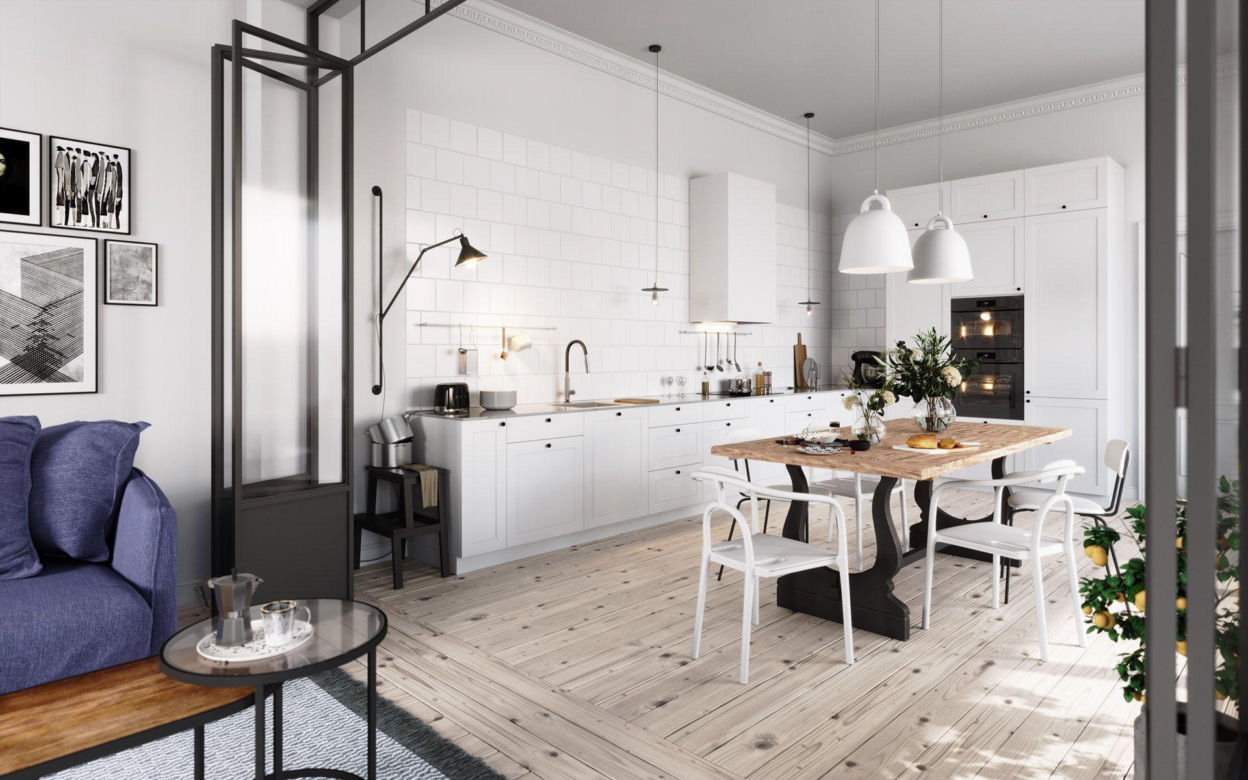 Przeszklenia w stylach industrialnym i loftowym