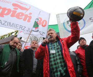 górnicy idą na wojnę z Kopacz