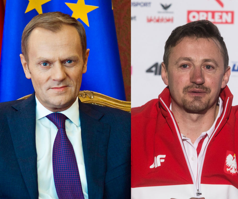 Donald Tusk, Adam Małysz