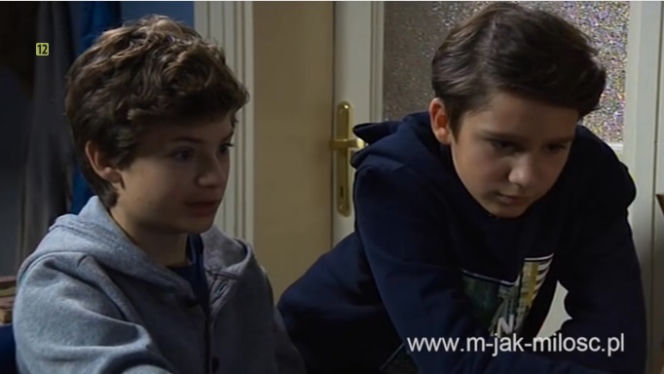 M jak miłość odcinek 1212. Mateusz (Krystian Domagała), Antek (Jakub Jankowski)
