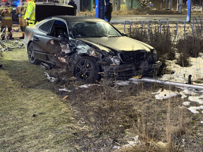 Wypadek na Rondzie Żaba w Warszawie
