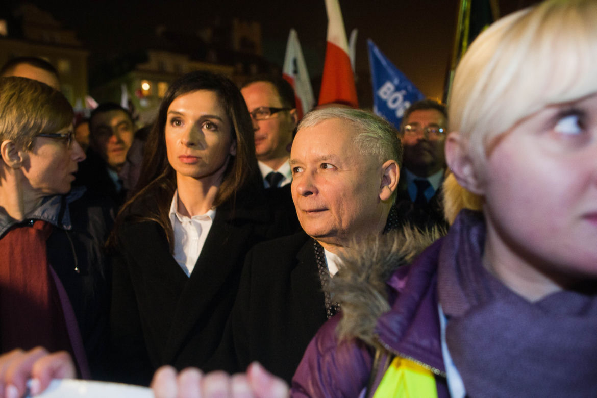Marta Kaczyńska ze stryjem Jarosławem Kaczyńskim