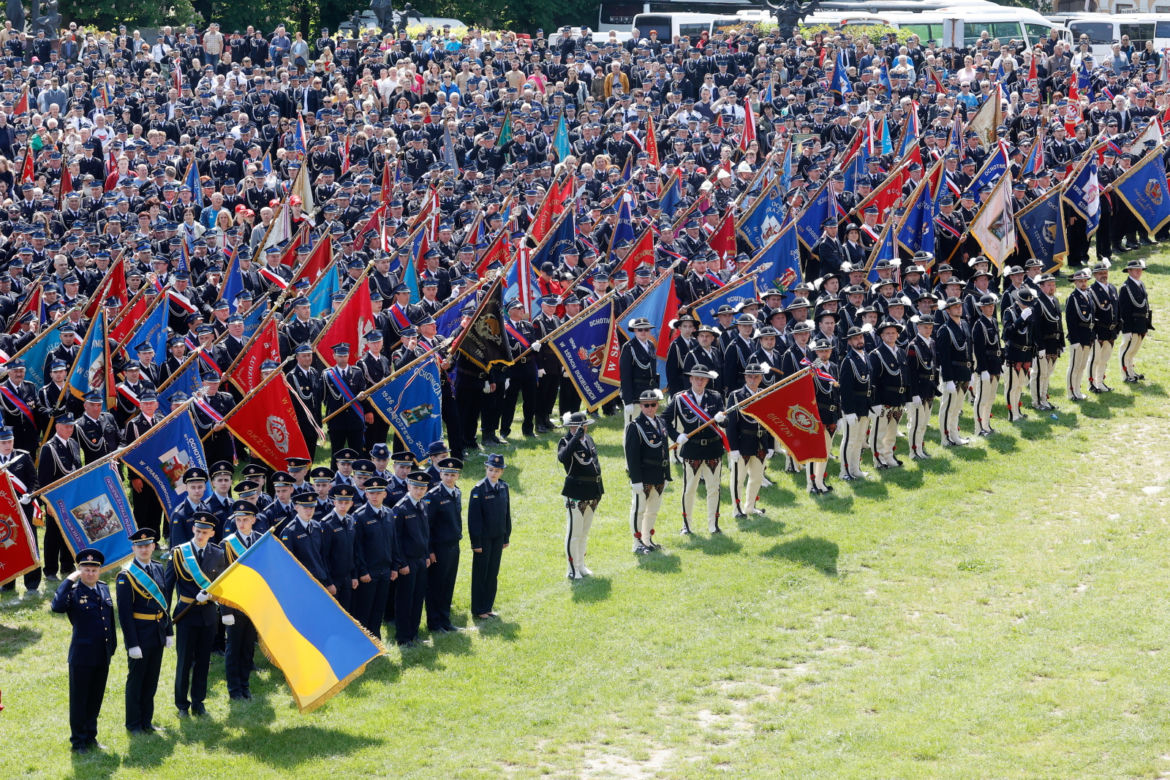 Pielgrzymka strażaków na Jasną Górę