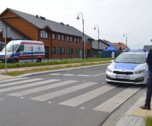 Ewakuacja DPS w Kleszczowie