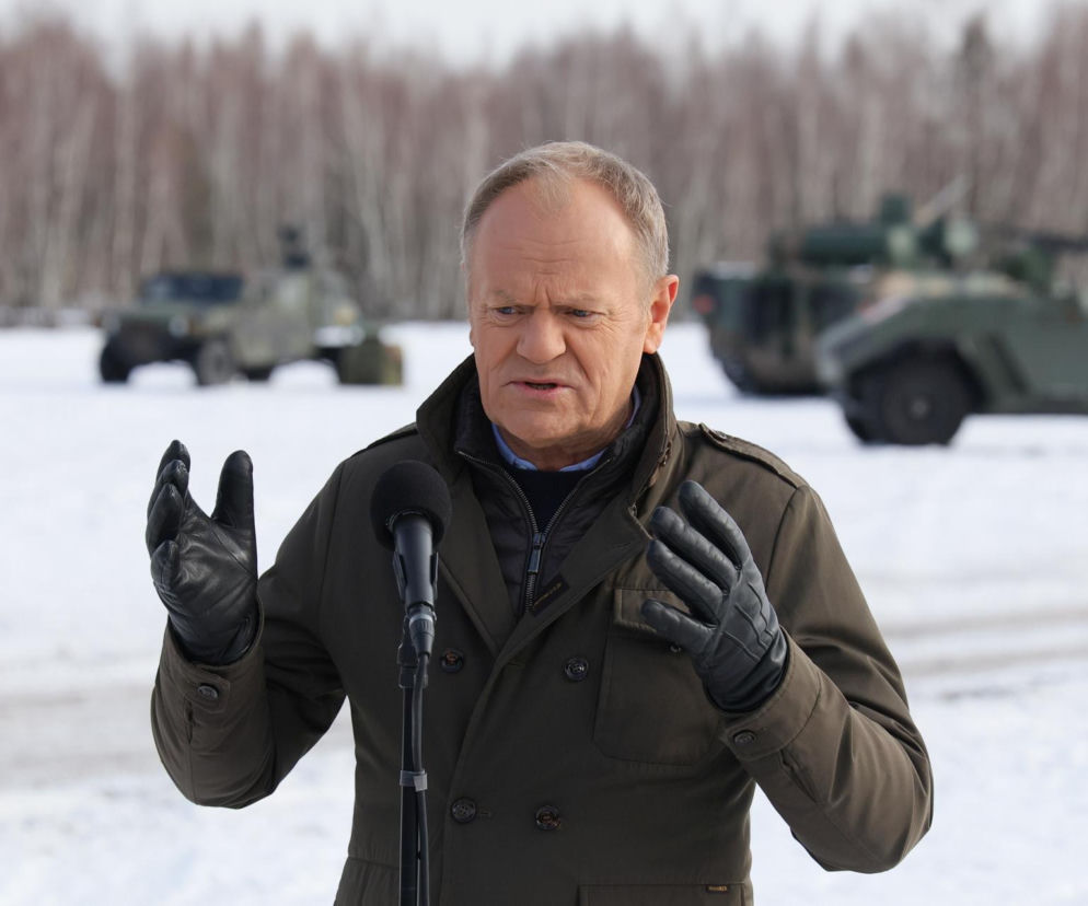 Premier i szef MON na poligonie w Zielonce obserwowali testy bezzałogowców