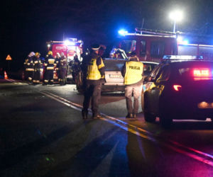 Tragiczny wypadek pod Kołbaczem. Zderzyły się trzy samochody. Nie żyje starsza kobieta